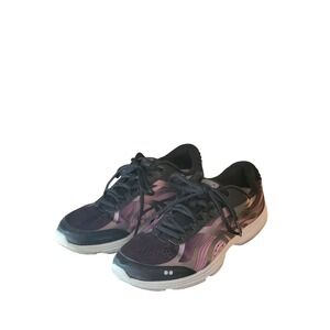 Ryka‎ Devo Plus 3 Black and Purple Walking Comfort Shoes Size 10